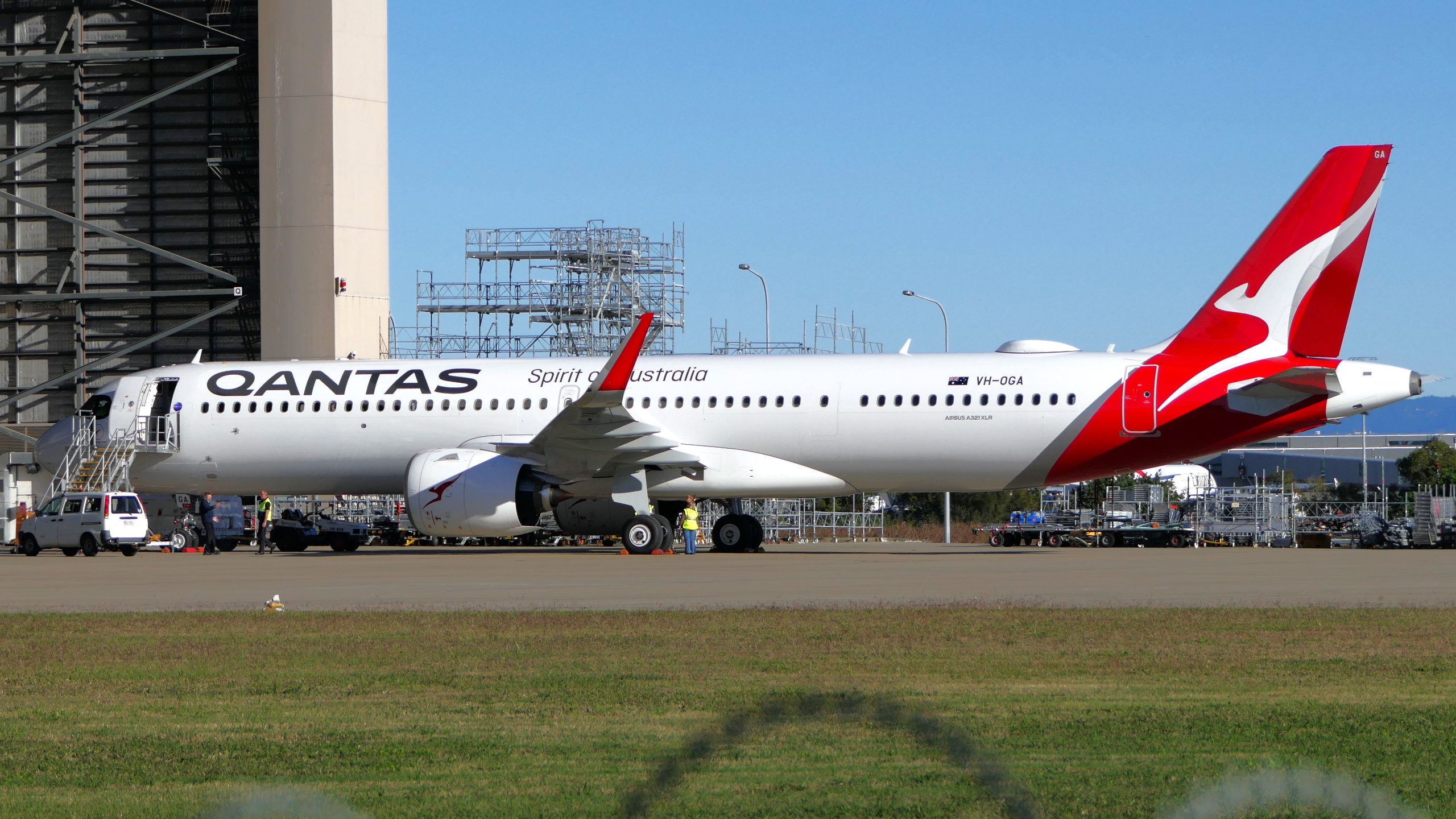 FIRST Qantas A321XLR Landing at Brisbane Airport